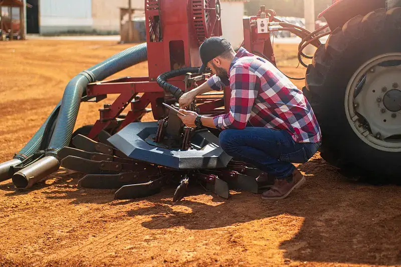 Maintaining farm equipment 2